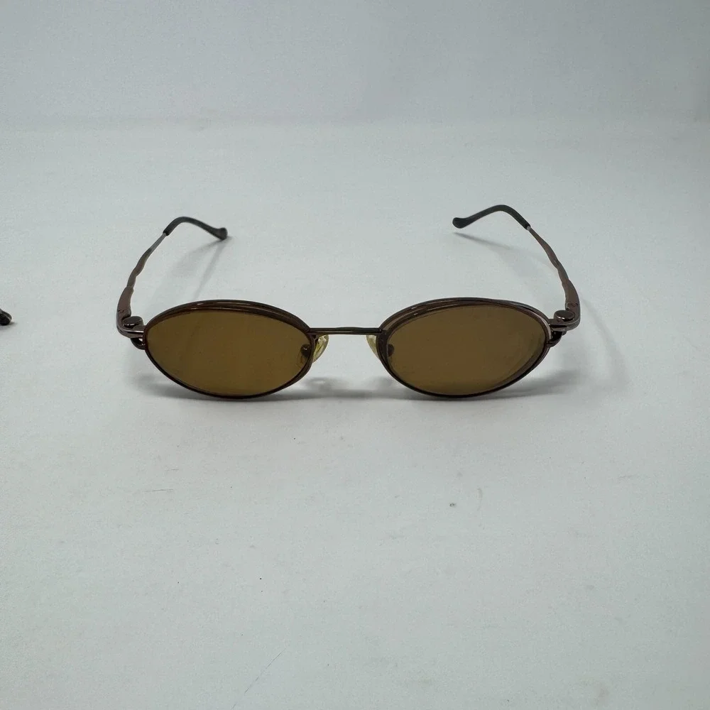 Vintage‎ Sunglasses w/ Magnetic Changeable Lenses Hippy Round Frames